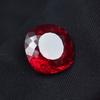 Natural Red Ruby Loose Gemstone 14.55 ct Square Cushion Cut for Jewelry Making and Gem Collections