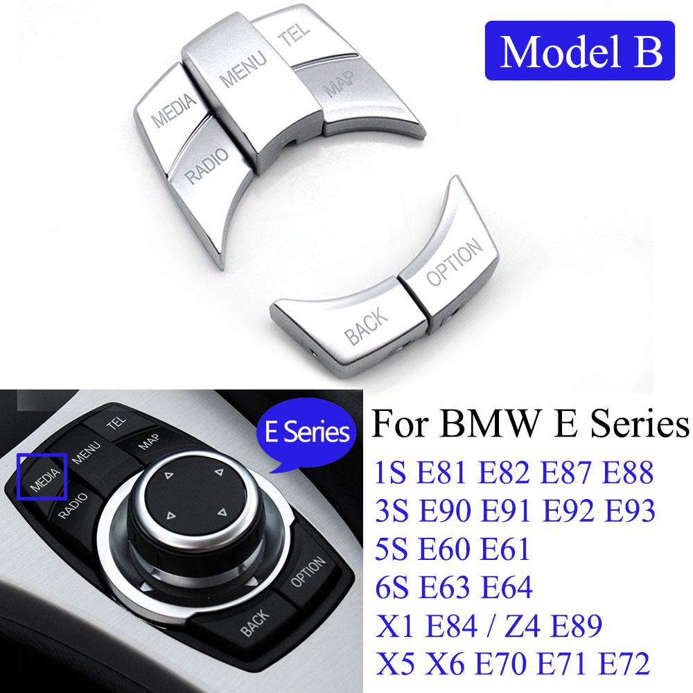 E90 E70 Салон автомобиля CIC IDrive Мультимедийное меню Кнопки Замена ключей для BMW E60 E61 E63 E64 E81 E82 E87 E88 E89 E92