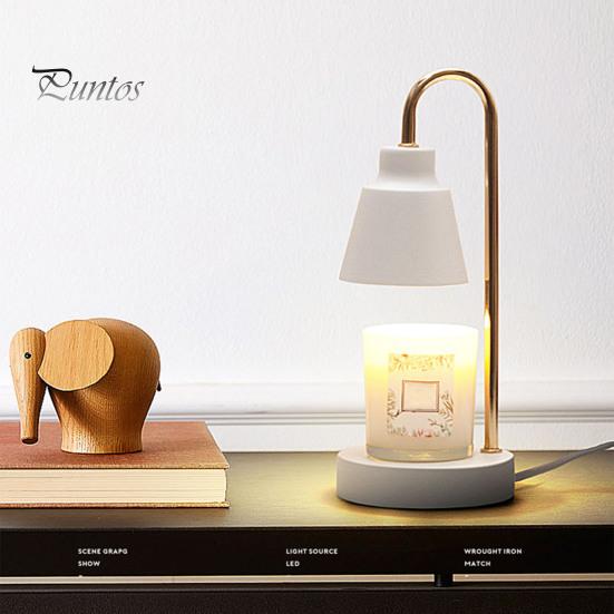 Лампа-подогреватель свечей с таймером, мягкое свечение, без мерцания, регулируемая яркость, ароматизированный восковой расплавитель, светодиодная прикроватная лампа, декор