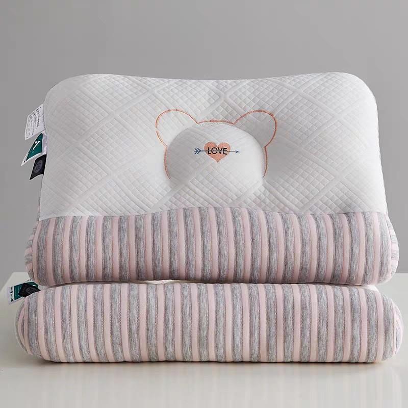 Ergonomic Cervical Support Pillow Side Sleepers Adults Teens Students Dormitory Use All Season Pair