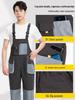 Custom Multi-Pocket Wear-Resistant Jumpsuit with Spring and Autumn Overalls for Men and Women