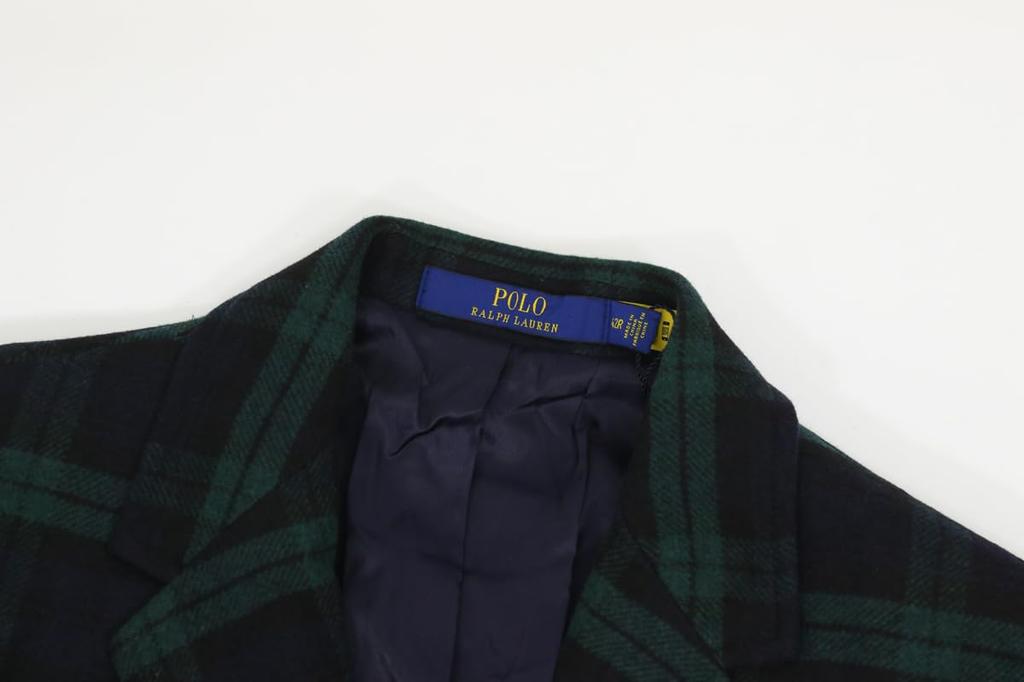 POLO Ralph Lauren Modern Fit Blackwatch Sport Обычный размер Номер товара NBG Мужское пальто/куртка/пиджак из полиэстера/шерсти, Длина, 48R, 01010078, [Б/У]