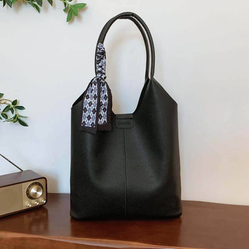 Сумка вместимости в стиле ретро, женская модная сумка через плечо и подмышку, универсальная сумка-ведро для поездок на работу и обратно