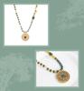 Jade Stone Large Compass Necklace - Vintage Luxurious Pendant