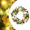 VidaXL Christmas Wreath with LED Lights Green 60 Cm PVC, Wreaths, Christmas Wreaths with Decoration, Ornaments of 321516