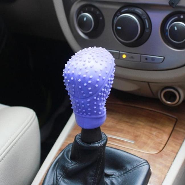 Мягкая силиконовая эллиптическая ручка автоматического переключения передач, крышка багажника, протектор рычага переключения передач для автомобиля, крышка рычага переключения передач