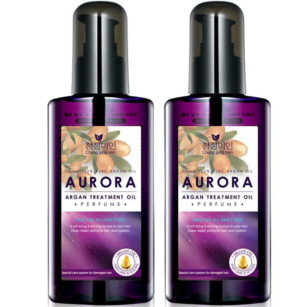 Clean Beauty Aurora Argan Perfume Hair Essence, 140ml, 2 Pieces