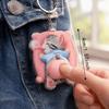 2D Animal Keychain Squeezable Bag Charm Durable Stress Relief Keychain  Birthday Gift Party Favor