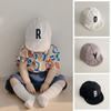 Thin Children Peaked Hat Summer Baby Sunscreen Cap Ins Letter Baseball Cap  0-3y