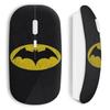 Wireless Mouse - Batman - Yellow - Compatible Mac and PC - Wi-Fi USB Dongle - Logo Design