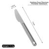 Long Handle Titanium Spoon Light Titanium Cutlery Fork New EDC Environmental