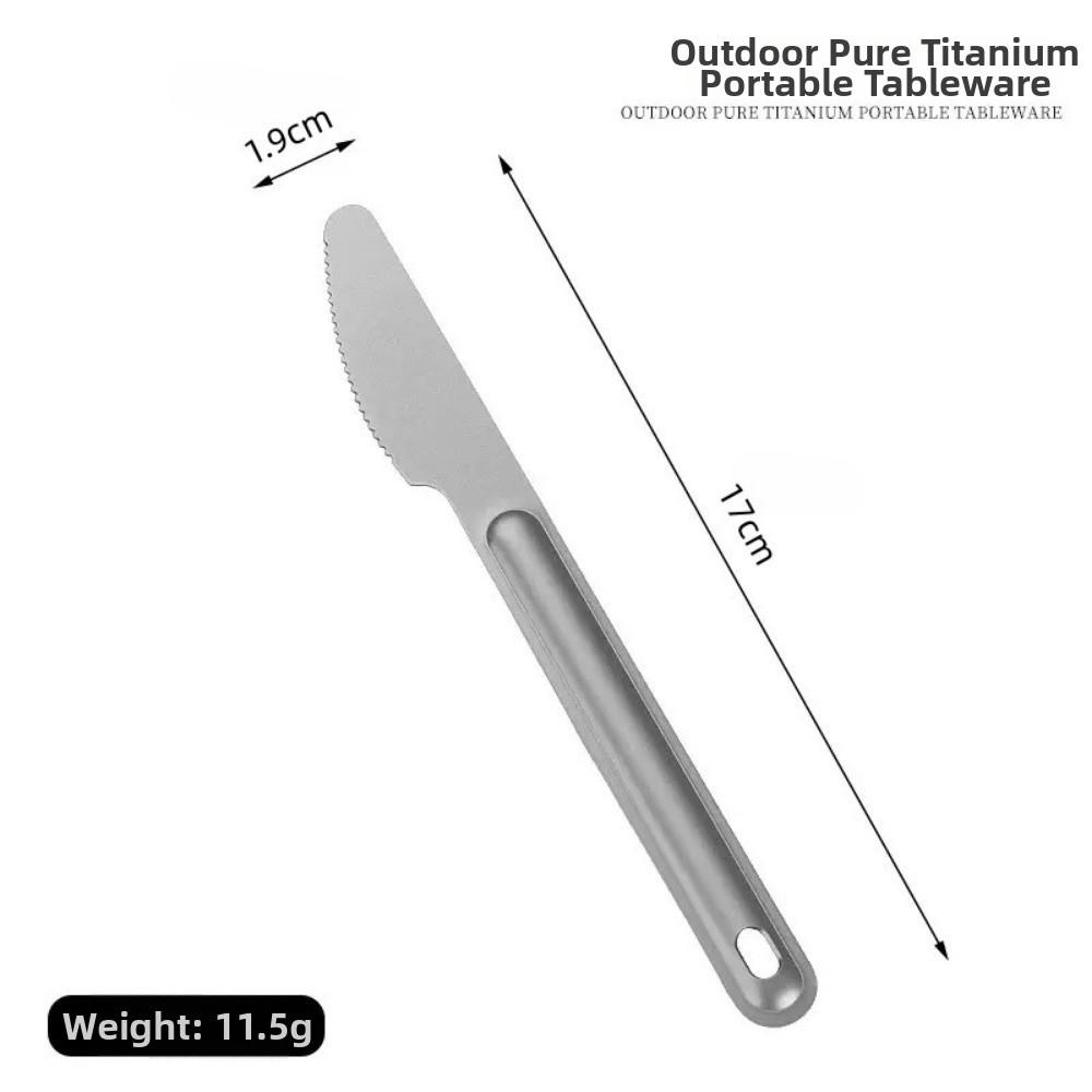 Long Handle Titanium Spoon Portable EDC Environmental High Quality Outdoor Picnic Accessories