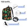 Модный мультяшный рюкзак на тему Покемонов  Mochilas Однотонный Школьный Большой Вместимости Rucksack