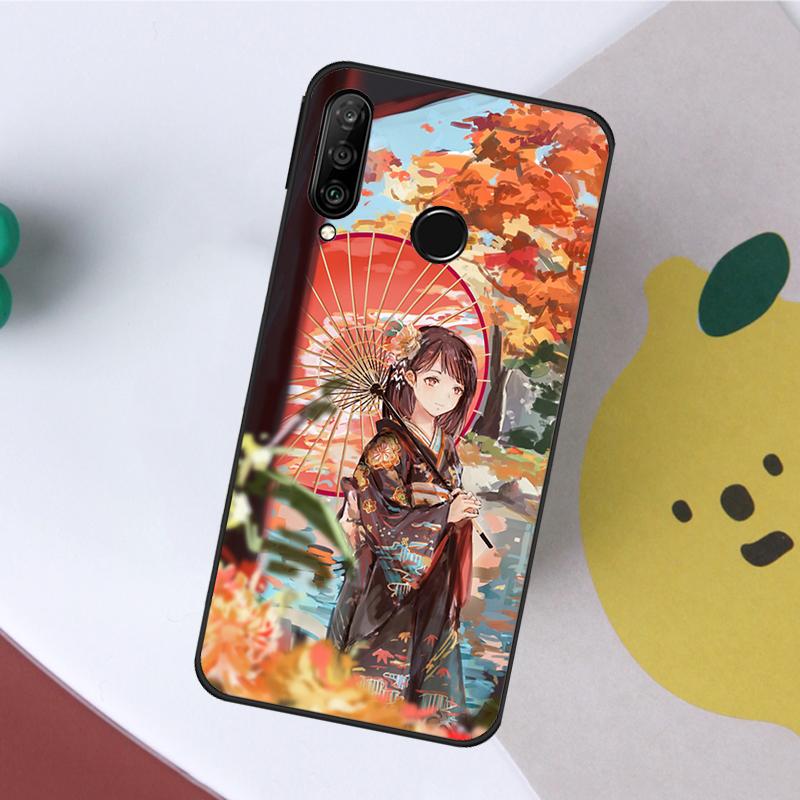 Японское искусство Татуировка Кимоно Для Huawei Nova 5T 9 10 SE 7i 8i 11i 12i Y60 Y61 Y70 Y72 Y73 Y90 Y91 P20 P40 P30 Lite Чехол