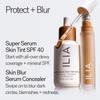 Ilia Skin Blur Serum Concealer With 12 Hour Wear .2 Fl Oz 6ml Jersey 34n Extra Deep With Neutral Undertones