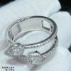 Высокое Качество Новый Тренд 2023 Классическая Распродажа Горячо Продаваемый Бренд Подарки Европа Знаменитые Роскошные Ювелирные Изделия Кольца Для Женщин Цирконы Капля Воды