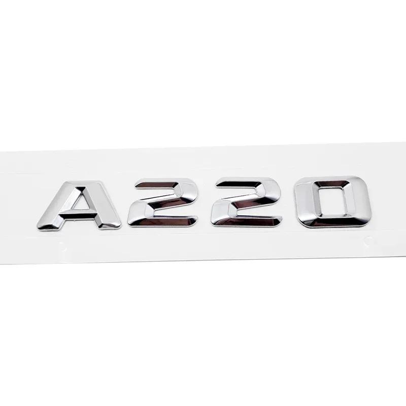 Alloy ABS Car Tailgate Sticker Badge for Mercedes Benz A Class A45 A63 A140 A160 A180 A200 A220 A250 A260 Rear Trunk Emblem AC1