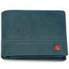 Denial Hunter Aqua Leather Wallet for Men | Кожаный мужской кошелек с блокировкой RFID | Кошельки мужские кожаные