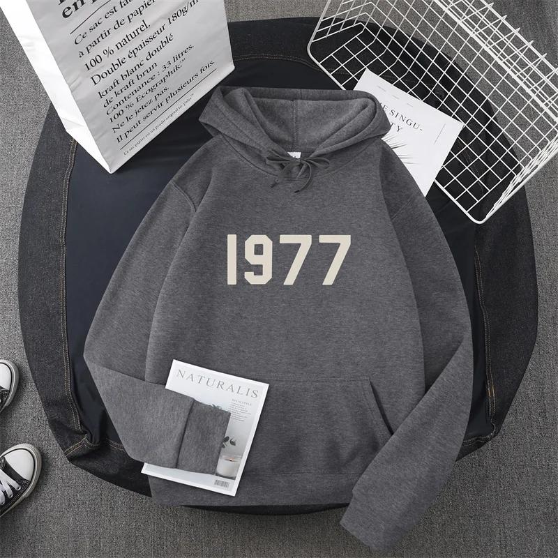 1977 Новый мужской и женский теплый модный худи Хип-хоп уличный бренд Высокое качество Горячая распродажа Мужской и женский спортивный худи