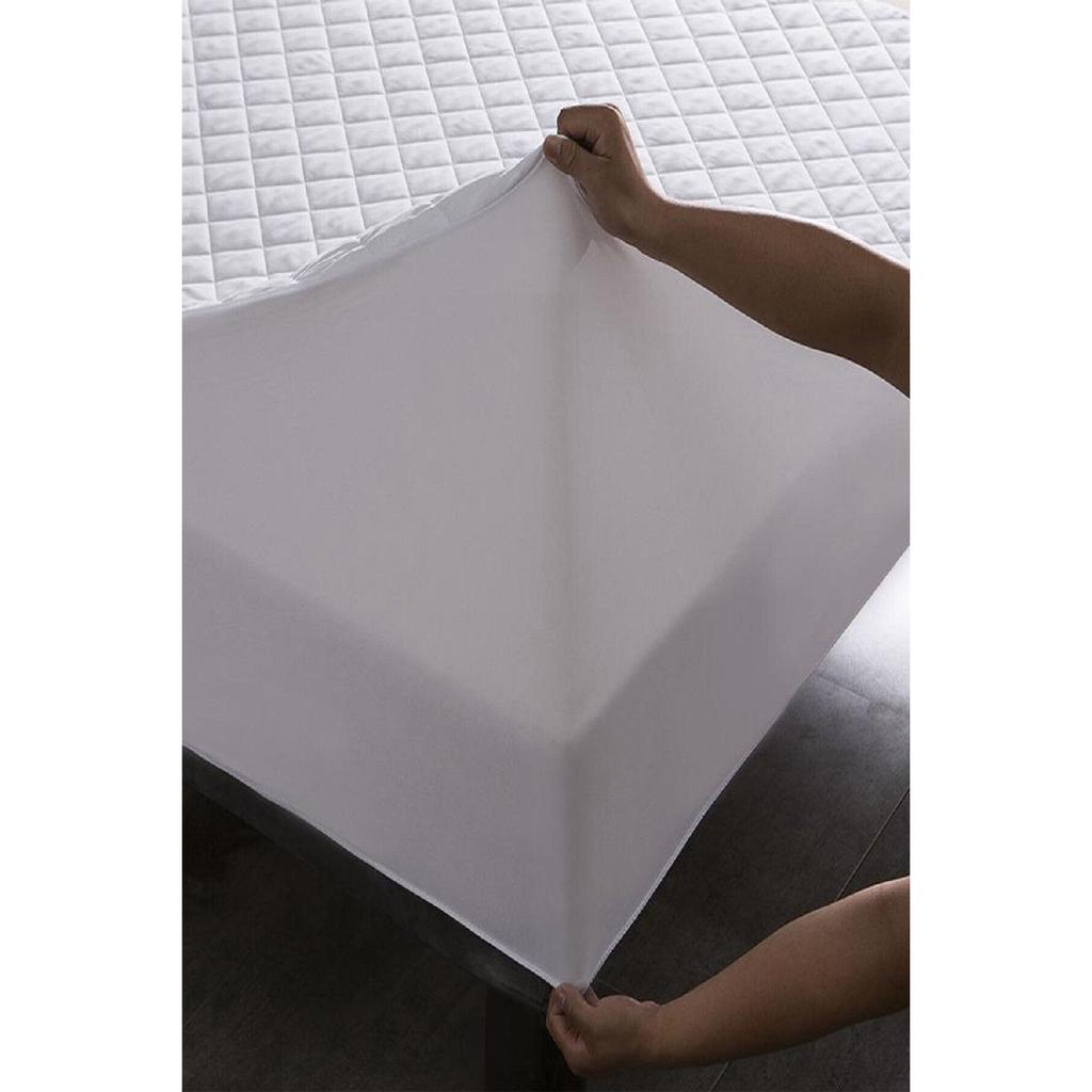 Мягкий на ощупь стеганый наматрасник с полной кромкой Защитный наматрасник Одинарный двойной Все размеры