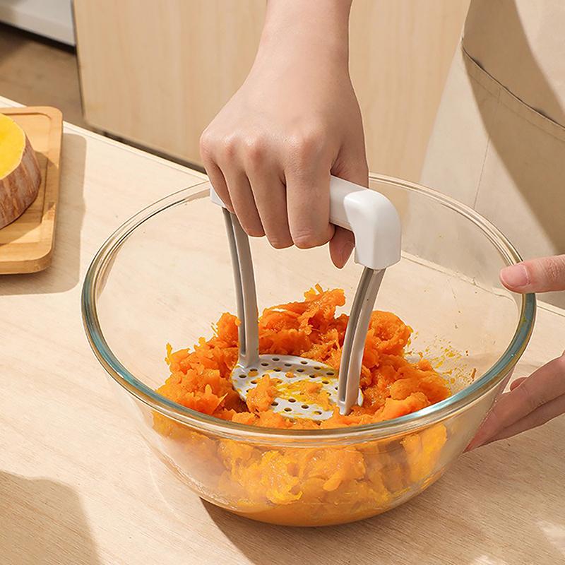 1 шт. пластиковая ручная толкушка для картофеля, креативная толкушка для картофеля, тыквы, батата, вспомогательная толкушка для еды, кухонные гаджеты