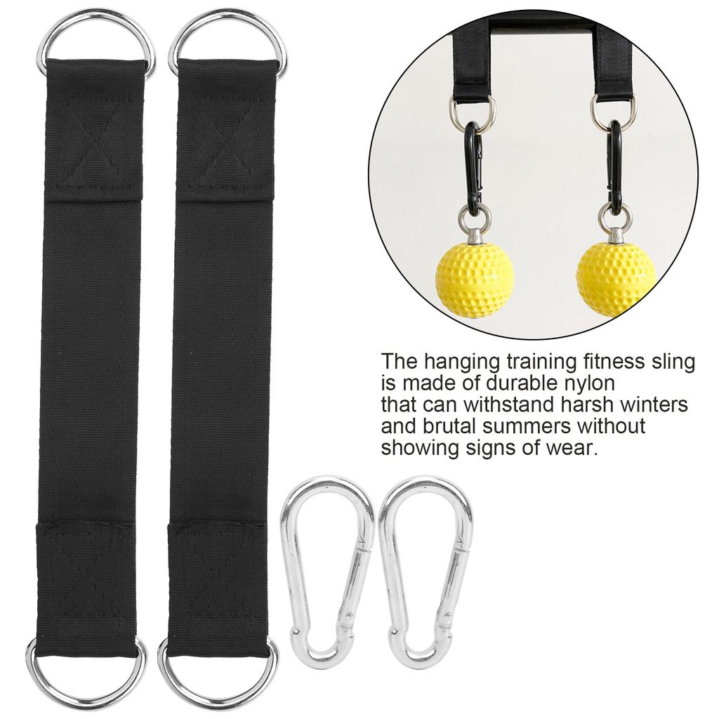 Hanging Nylon Belts Fitness Strap DIY Muscle Training Support for Sandbags PullUp Workout