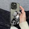 Крутой чехол для телефона A-My Hero Academia-S для iPhone 16 15 14 13 12 11 Pro Max Plus, цветной, противоударный, серебристая задняя крышка