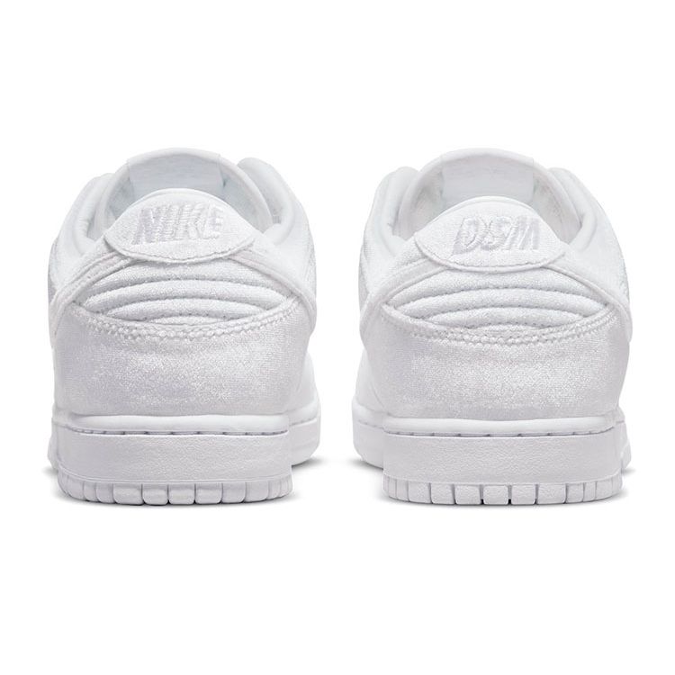 Dover Street Market x Nike Dunk Low Белые Велюровые Унисекс Кроссовки DH2686-100