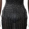 Sexy Sequin Glitter Crystal Midi Dress Women Sleeveless Strap Bodycon Club Dresses Plus Size Evening Mermaid Dresses