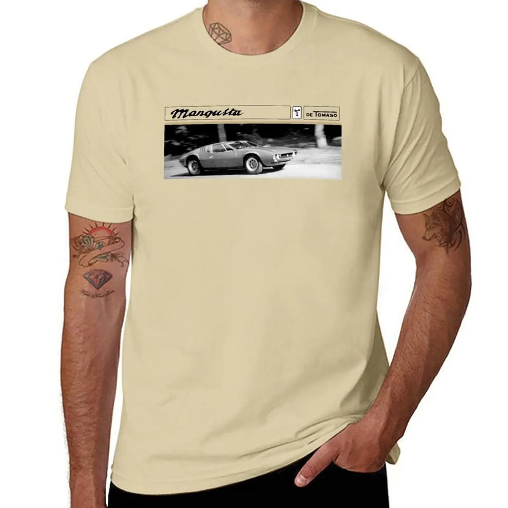 DE TOMASO MANGUSTA T-Shirt quick-drying tops summer clothes designer t shirt men