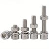 360-piece stainless steel socket head cap bolt and nut set, M4/M5, lengths 8mm, 12mm, 16mm, 20mm, for industrial equipment.