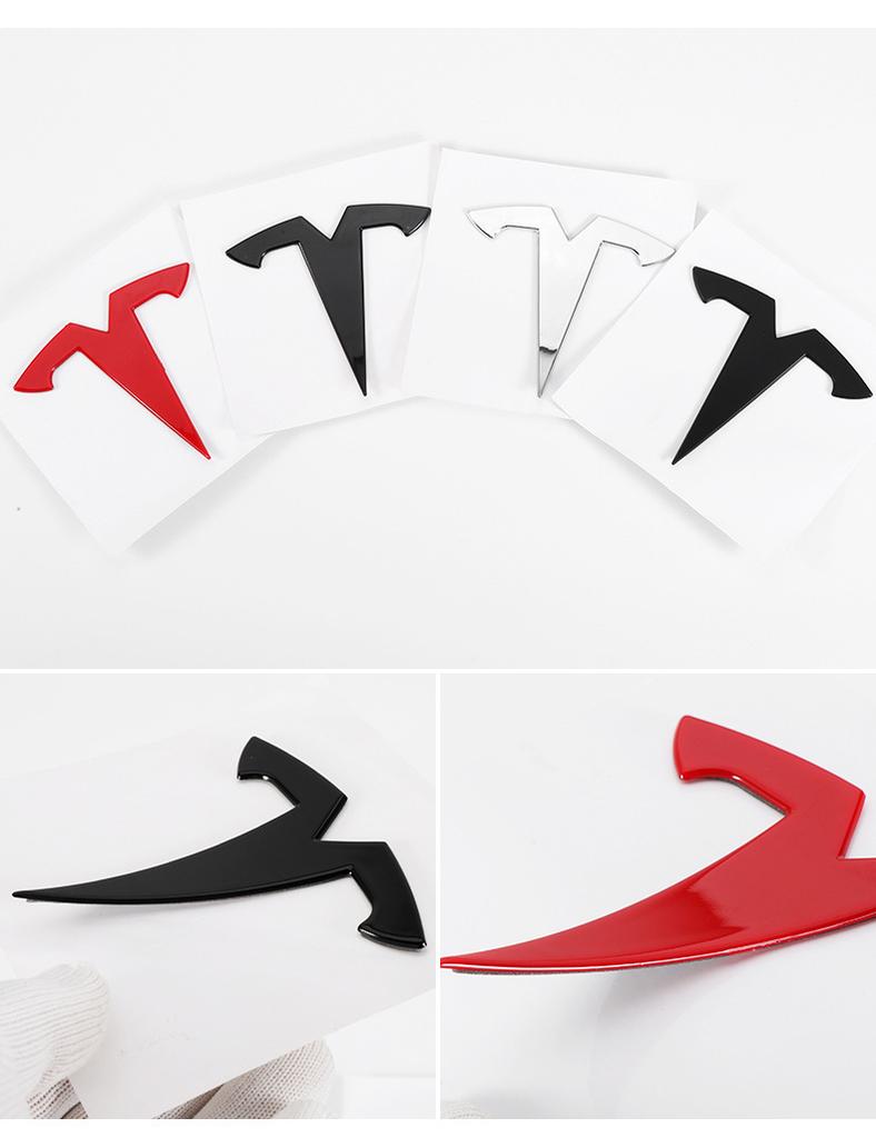 DQMN8 Tesla car emblem ABS front badge trunk emblem modification dual motor badge letters Tesla Model Y 3 X S dual motor sticker