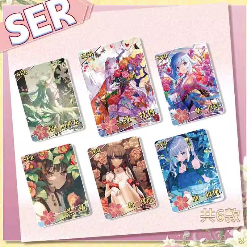 Goddess Story Anime Waifu Trading Cards Box Set–Rare SSR/SR Genshin Impact Character Cards Ideal Gift for Anime Fans Hobbyists