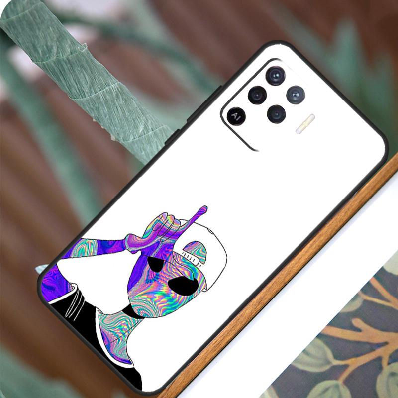 Смешной Инопланетянин Для OPPO A53S A57S A54S A38 A78 A58 A79 A15 A17 A77 A16 A76 A96 A52 A72 A5 A9 A94 A74 Чехол