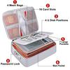 Large-Capacity Multi-Layer Fireproof and Waterproof File Bag with Lock Non-Itchy Silicone Glass Fiber Filing Storage Product