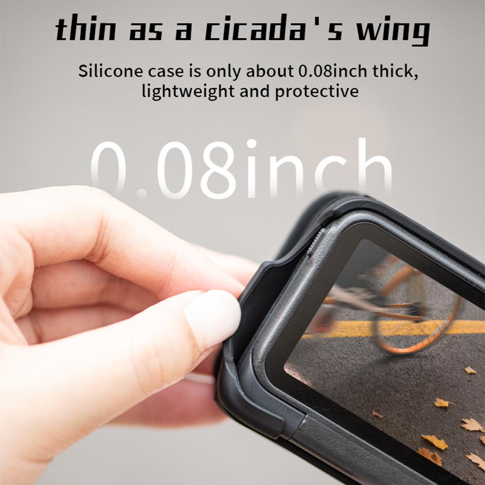 Для Insta360 Ace Pro 2 Силиконовый защитный чехол Накладка Противоударный силиконовый чехол Рамка Чехол Крышка объектива Аксессуары для защиты камеры