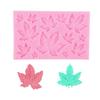Силиконовая форма для помадки для шоколада на кухне Sugarcraft Cake Decor Maple Leaves Mold MIT