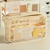 PU Leather+PVC Pencil Case Five-Layer Pencil Box High Quality Pen Bag  School Office