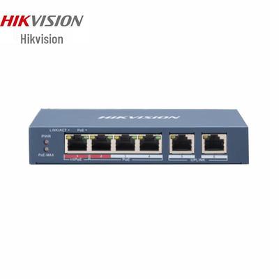 Неуправляемый PoE Ethernet-коммутатор HIKVISION с китайской вилкой (адаптер в комплекте)