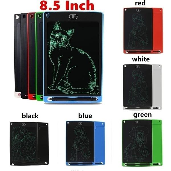 5 цветов 4,4 / 8,5 дюймов планшет офисный портативный ЖК-электронный писатель безбумажный блокнот для записей студенты пишут рисунок графическая доска