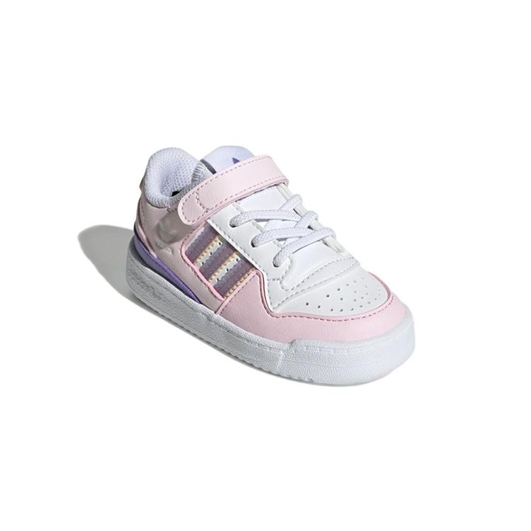 adidas Оригинальные кроссовки Originals Forum Low El Casual с низким верхом для ходьбы, детская обувь, розовый, белый, GY8200
