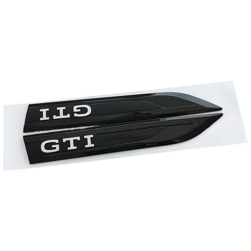 BPT1 Hot 2pcs Rline R GTI GLI Emblem Car Fender Side Wing Auto Sticker Accessories For Volkswagen VW Golf MK8 Polo Passat Magotan Tiglt2