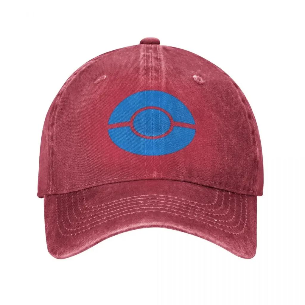 Ash Logo Baseball Cap Vintage Distressed Denim Washed Anime Snapback Hat for Unisex Women Outdoor Activities Hats Cap