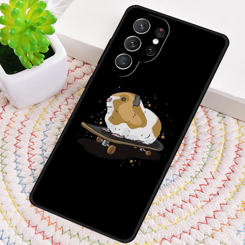 Морская свинка Хомяк Милый Силиконовый Чехол для Телефона Для Samsung Galaxy note 10 pro S26 S25 S24 S23 S22 S21 Plus S25Ultra Capa Cover