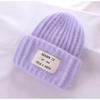 Angola Rabbit Fur Hat Women's Autumn and Winter Japanese Versatile Thickened Warm Knitted Hat Plush Cute Wool Hat