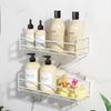 Orimade Bathroom Rack, Bath Rack, Shampoo Rack, Bathroom Rack, Magnetic Storage, Rust-Proof, Kitchen Dish Drainer, Washroom Storage Shelf, Magnetic Wa