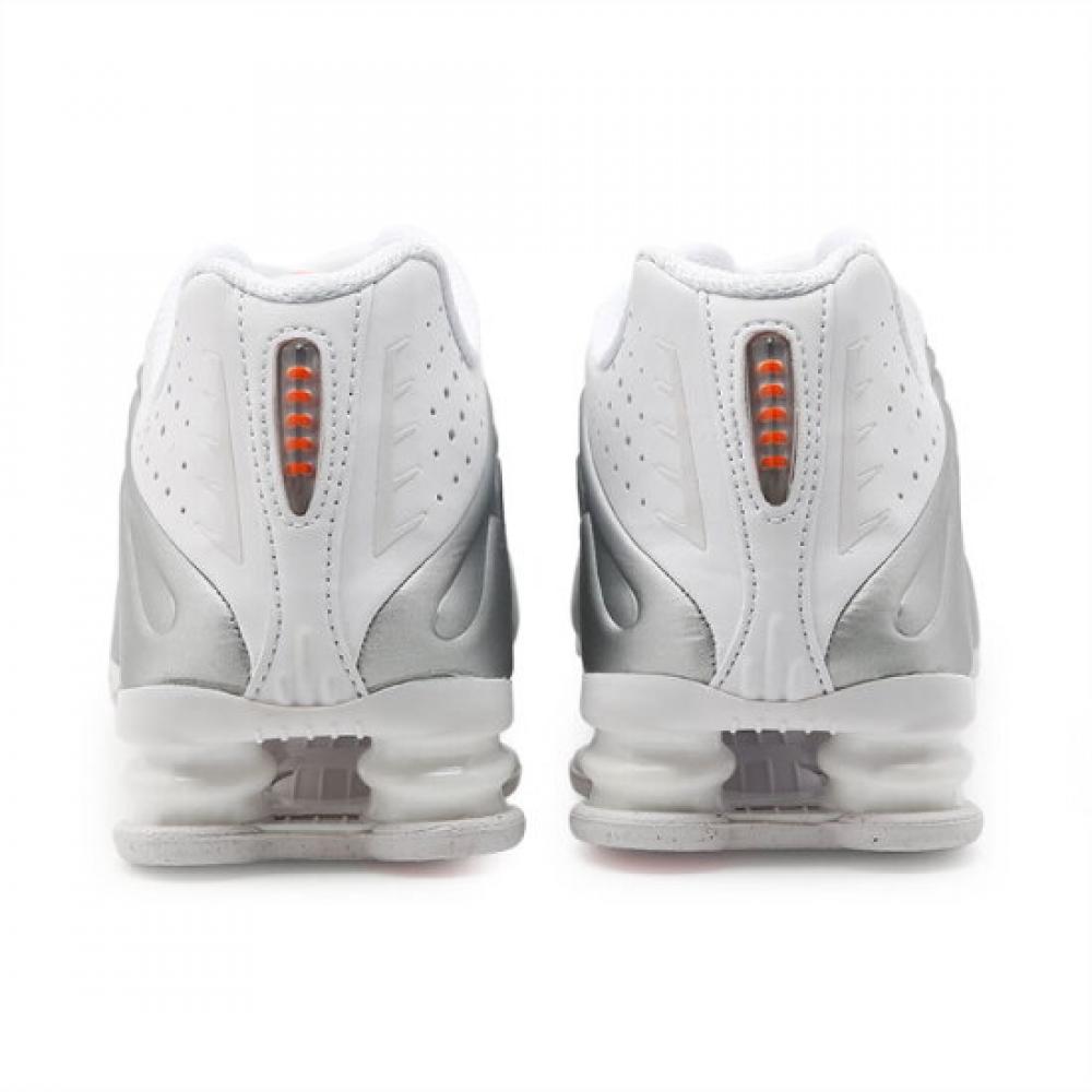 Nike Shox R4 Sneakers White Metallic Silver Ar3565 101