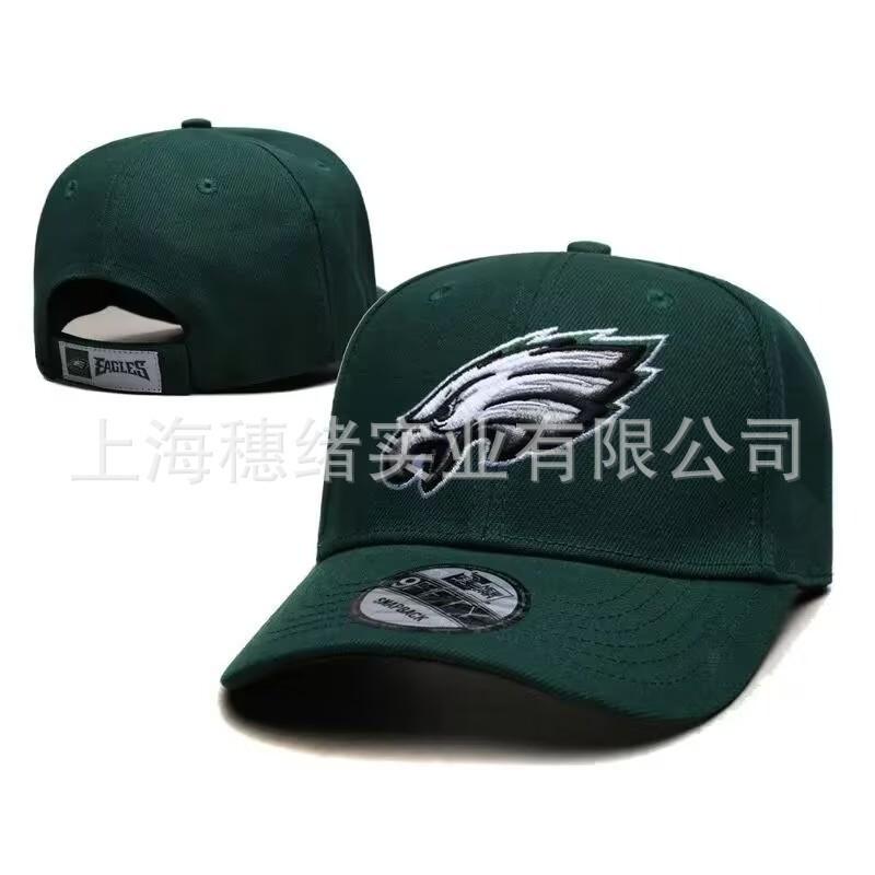 Unisex Embroidered Flat Brim Baseball Cap NFL Team Style Outdoor Sun Hat