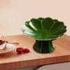 Porcelain Footed Fruit Bowl Pedestal Table Decor Countertop Dessert Display Stand Decorative