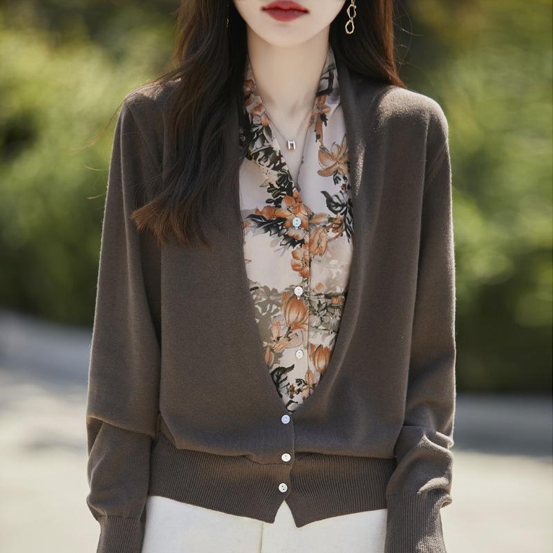 Женский вязаный кардиган в стиле Mirador, осенне-зимний модный темпераментный вязаный топ